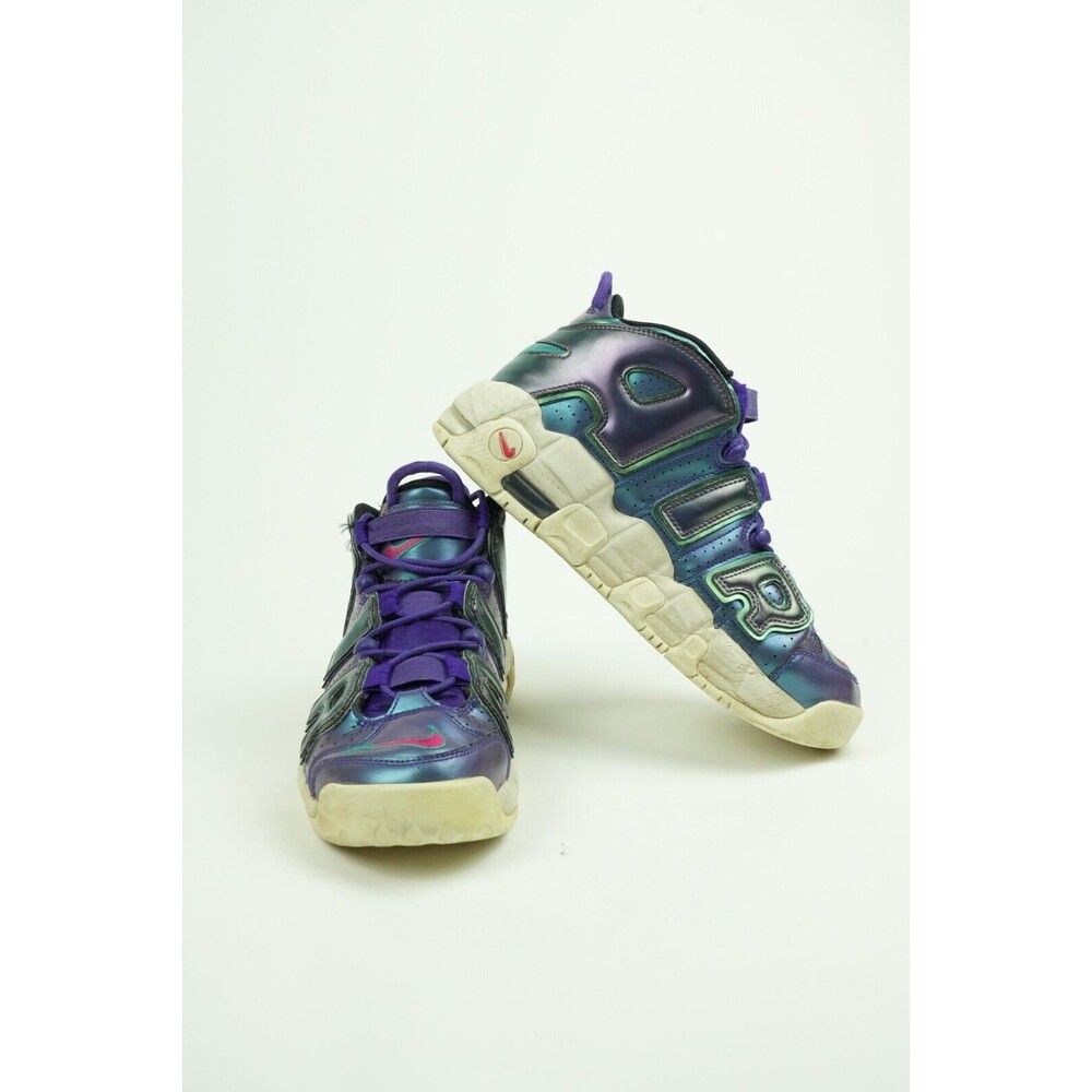 Nike Air More Uptempo Iridescent Purple GS Youth Sneakers - Size 7Y (922845-500)